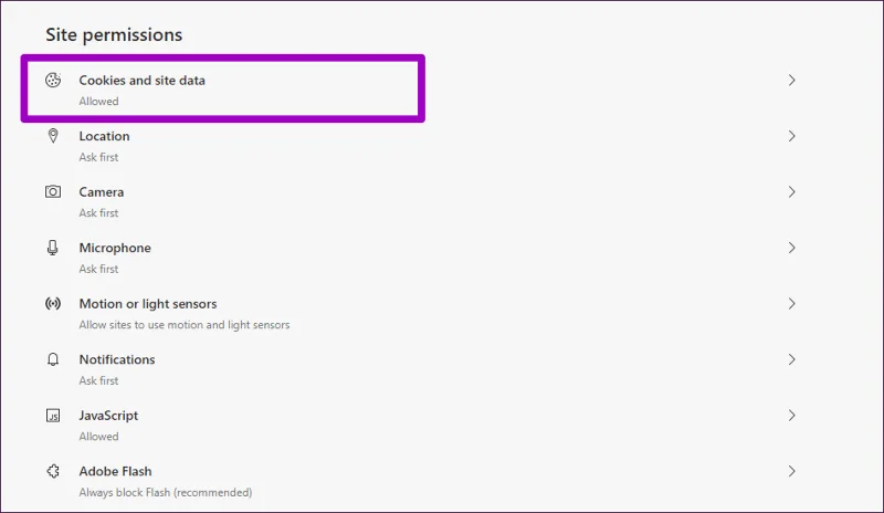 วิธีล้างแคชและคุกกี้บน Microsoft Edge