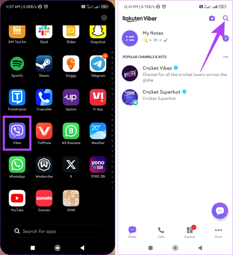 Come nascondere e mostrare le chat di Viber sul cellulare