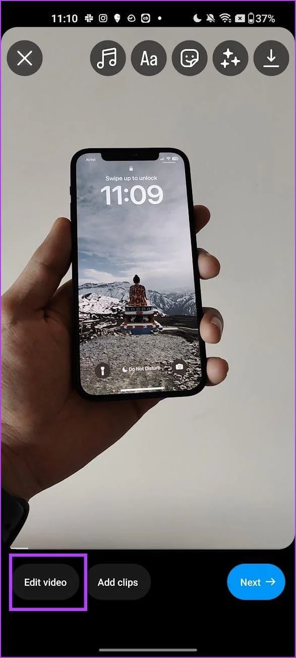 Come modificare i reel utilizzando l'editor integrato di Instagram