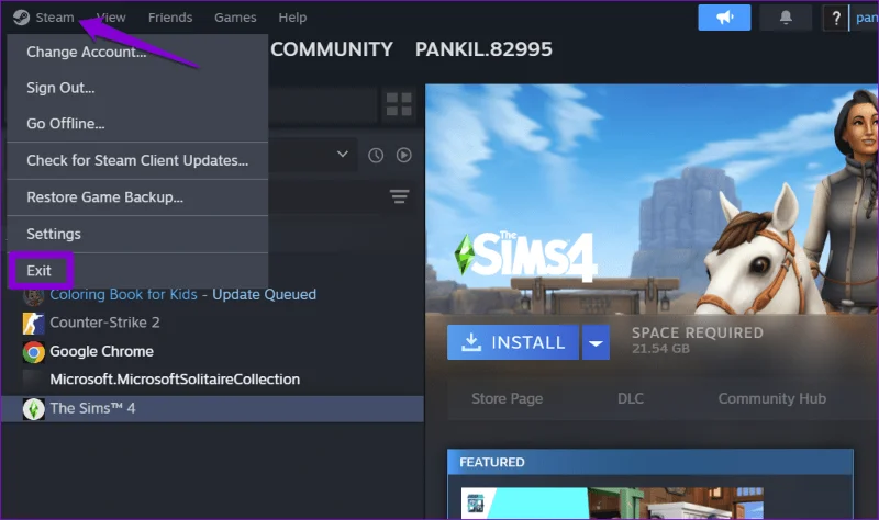 Top 6 des correctifs pour Steam n'affichant pas les jeux installés dans la bibliothèque sous Windows