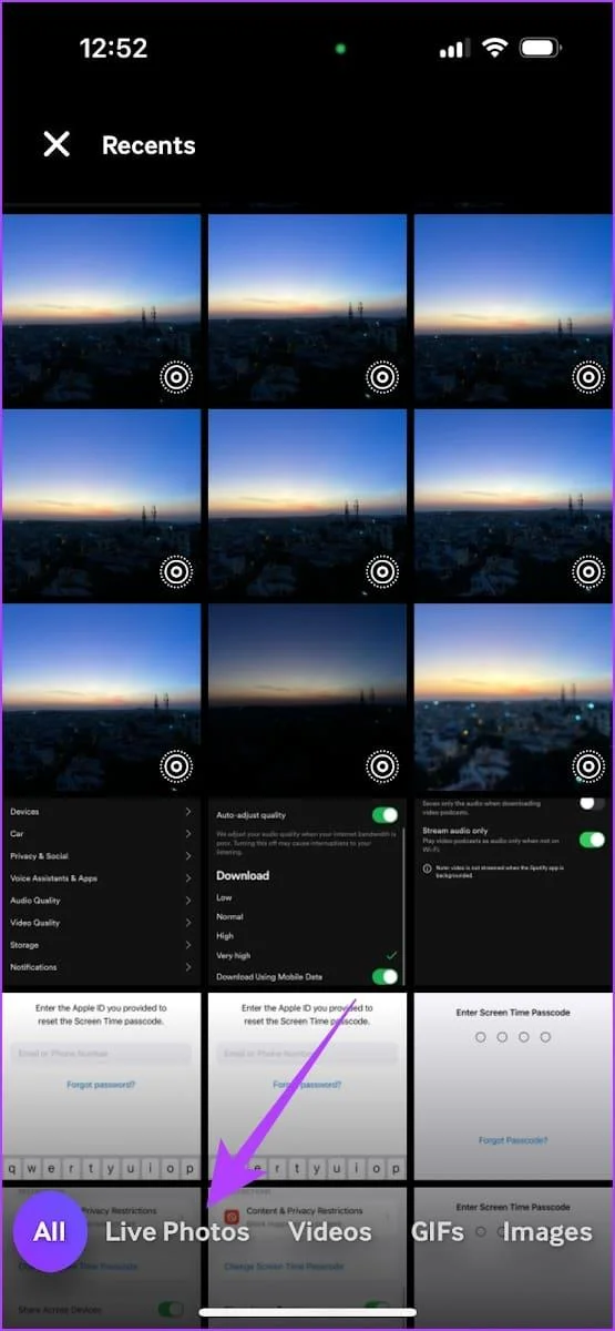 Hoe Live Photos op te slaan als GIF's op de iPhone