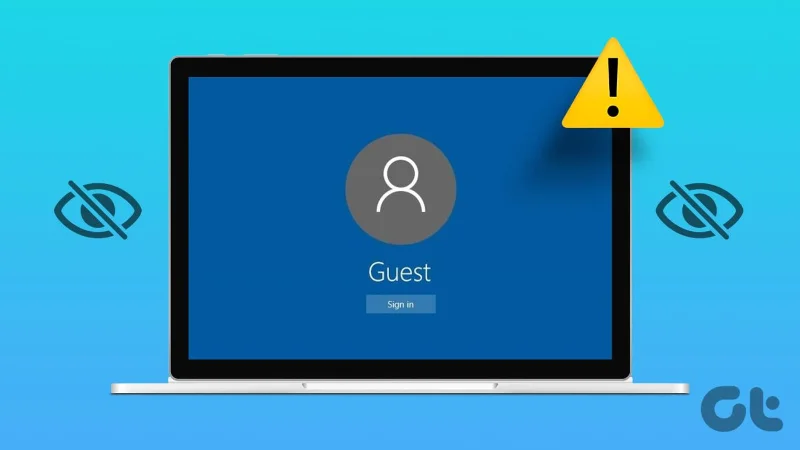 La cuenta de invitado de Windows no se muestra en la pantalla de inicio de sesión: cómo recuperarla en Windows 10/11