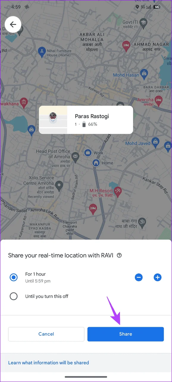 Comment réparer le partage de position qui ne se met pas à jour dans Google Maps sur le téléphone
