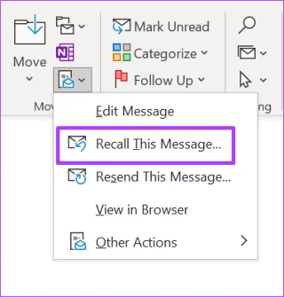 Come richiamare une-mail su Microsoft Outlook per desktop e Web