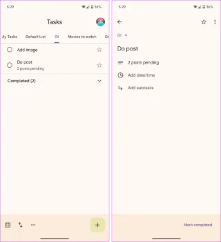 Google Task e Google Keep: quale è meglio