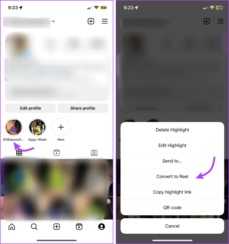 Come scaricare e salvare gli highlights di Instagram sul telefono o sul PC