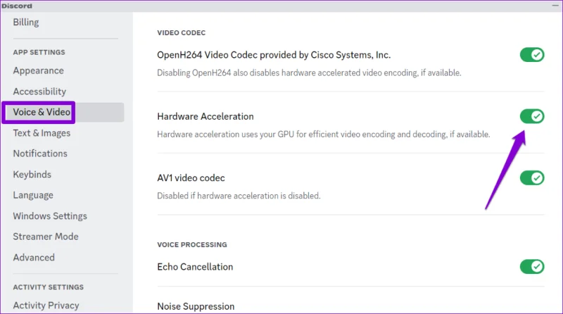 Las 7 soluciones principales para el error 'Esta interacción falló' en Discord para Windows