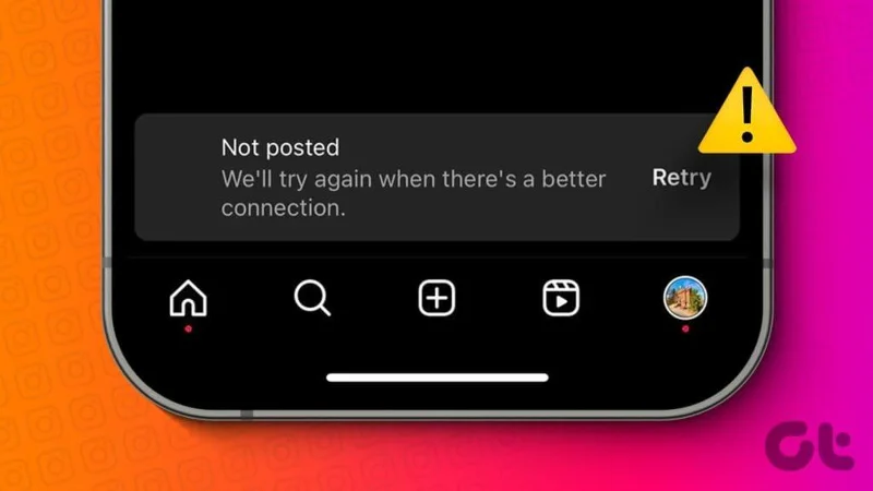 6 migliori soluzioni per l'errore "Riproveremo quando ci sarà una connessione migliore" su Instagram