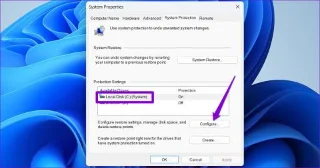 3 formas de eliminar puntos de restauración antiguos en Windows 11