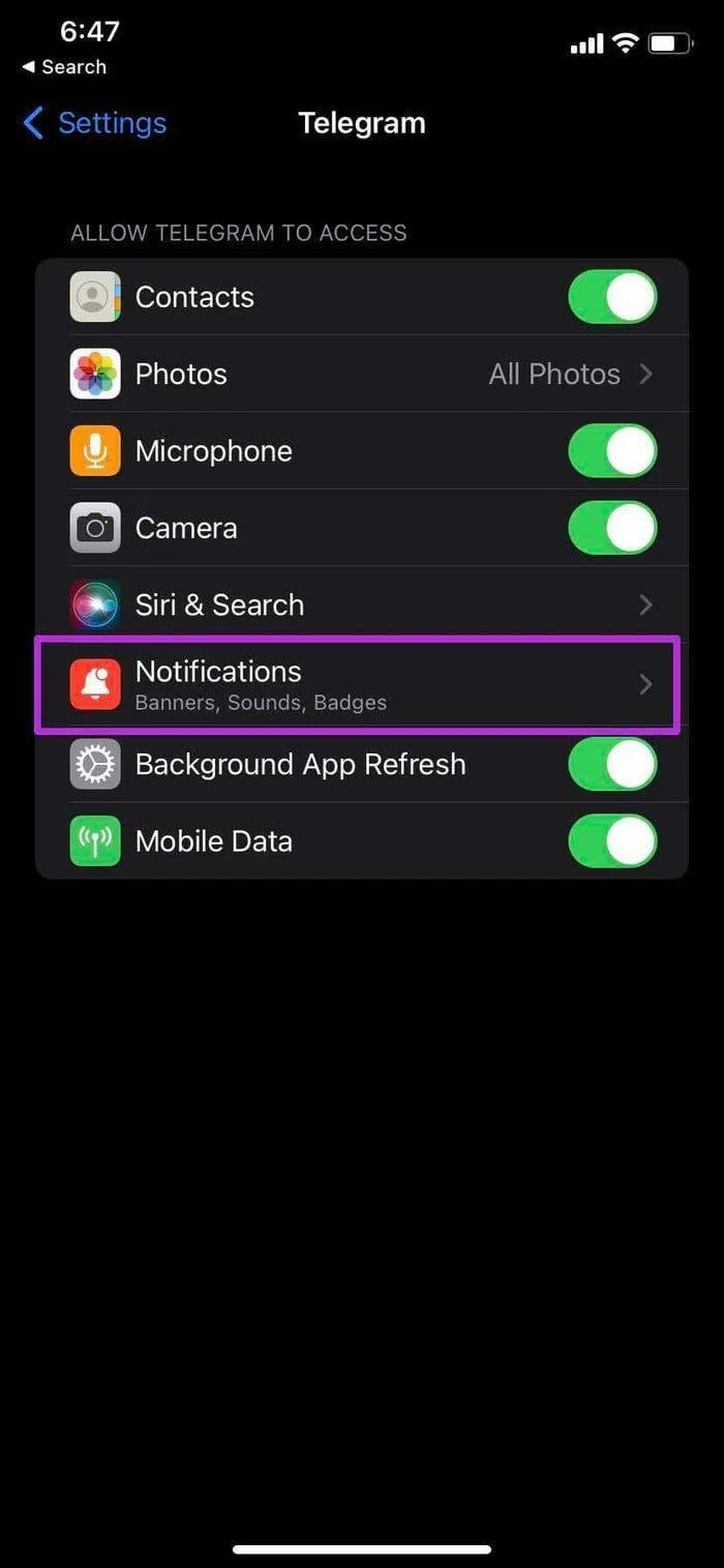 Telegram 通知設定