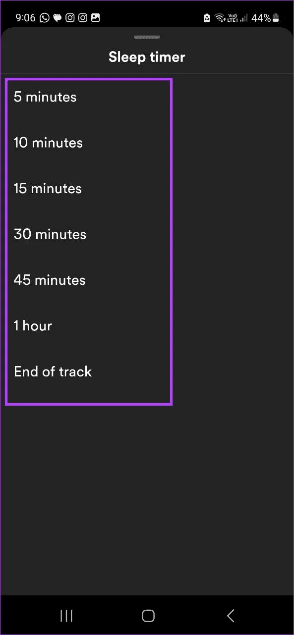 3 modi per correggere il timer di spegnimento di Spotify mancante o non funzionante