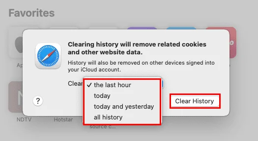 Safari: Cookies, Verlauf, Passwörter usw. löschen