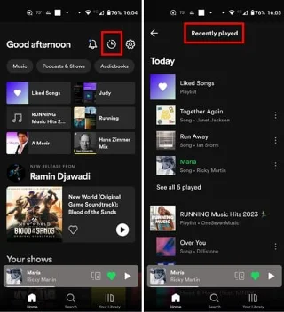 Spotify: Cum să vizualizezi istoricul de redare