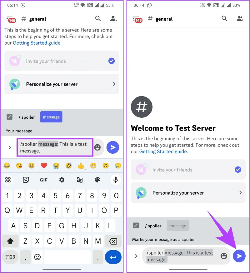 Come creare uno spoiler (testo o immagine) su Discord