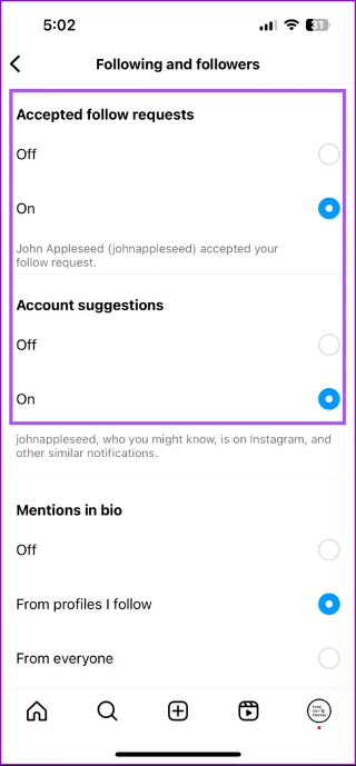 Come disattivare Segui i suggerimenti su Instagram