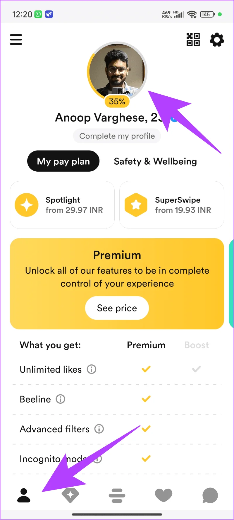 Come modificare la distanza su Bumble