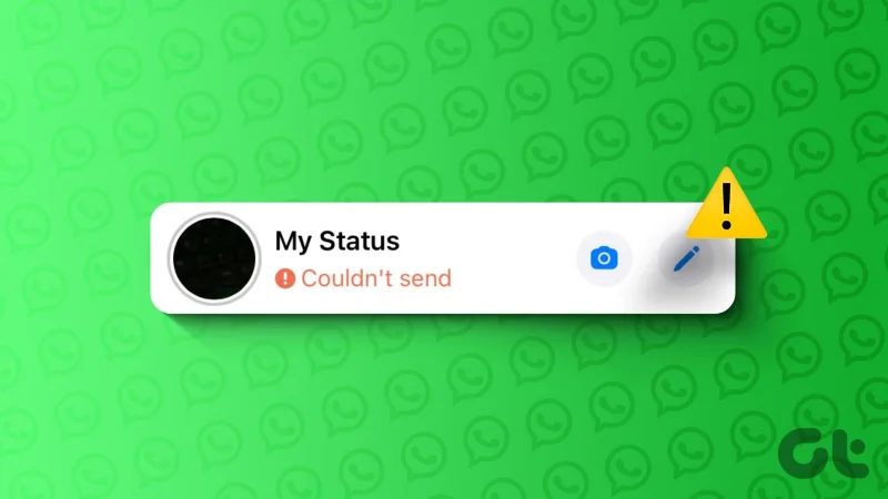 Top 9 manieren om de WhatsApp-status te herstellen Kan geen fout verzenden