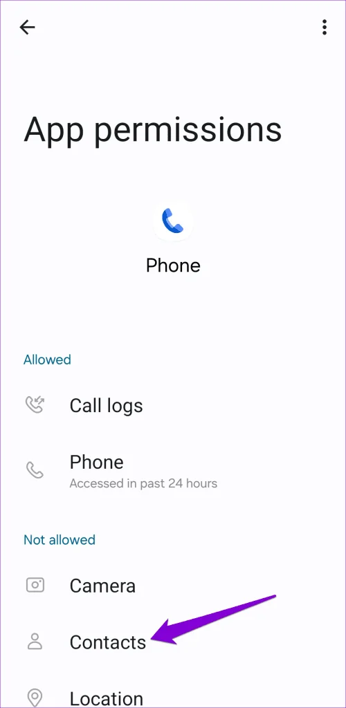 Top 6 oplossingen voor Android waarbij de namen van contactpersonen niet worden weergegeven voor inkomende oproepen