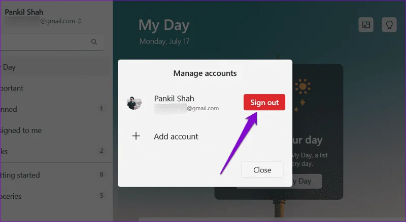 Las 7 mejores formas de arreglar la aplicación Microsoft To Do que no se sincroniza en Windows