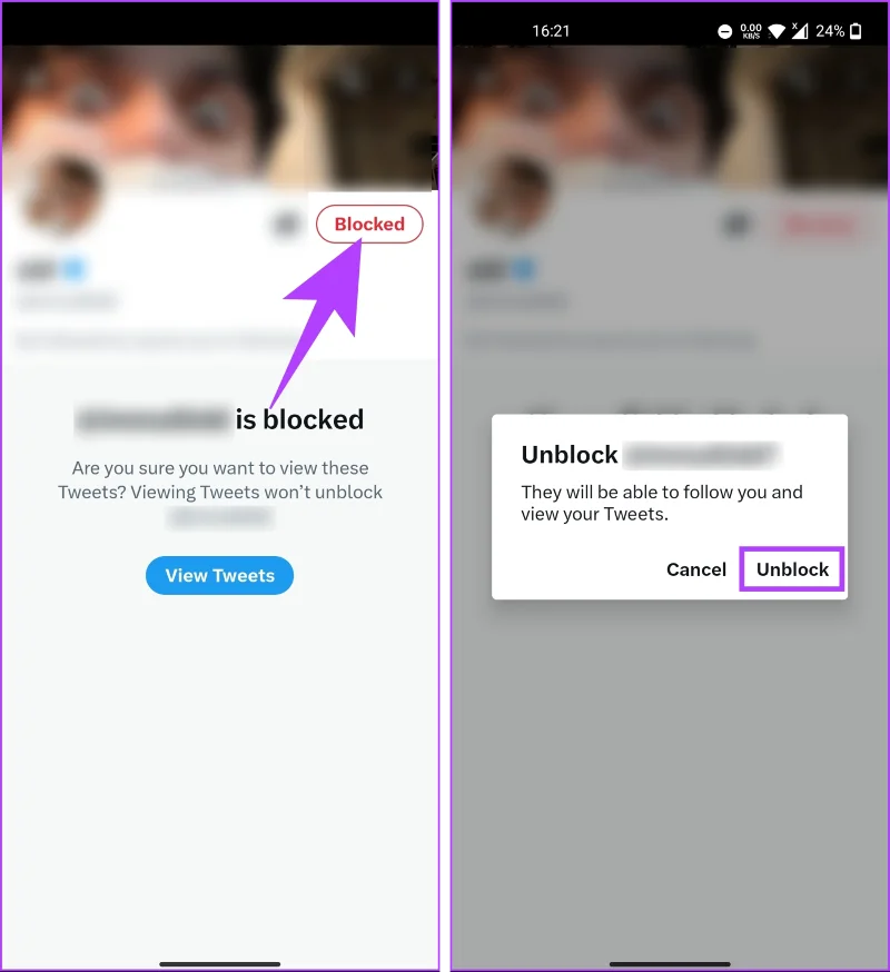 Come bloccare o bloccare gradualmente qualcuno su Twitter
