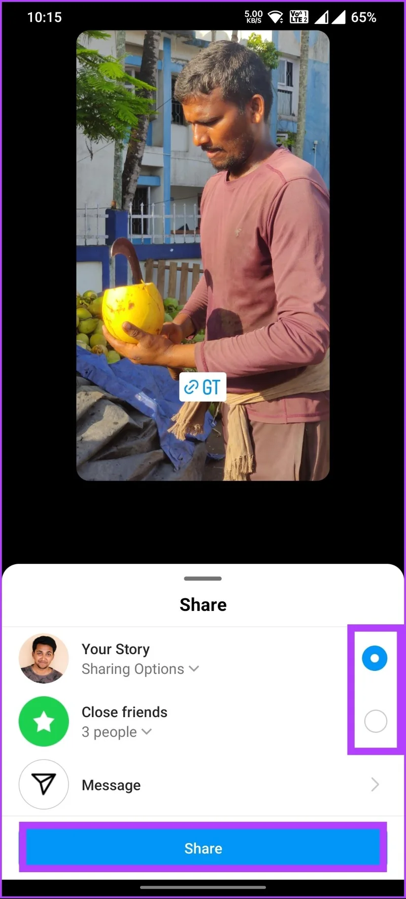 Comment ajouter un lien vers l'histoire et les publications Instagram
