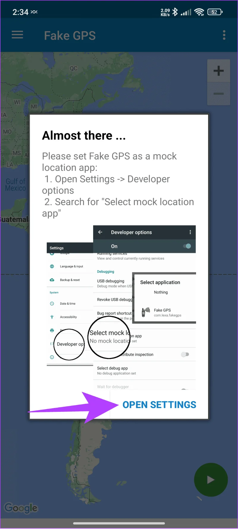 Comment envoyer de faux emplacements actuels et en direct sur WhatsApp