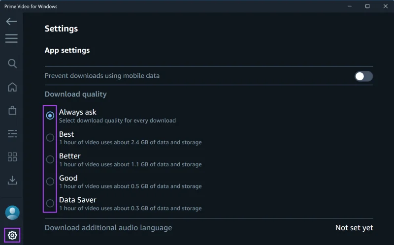Cómo cambiar la calidad de transmisión de video de Amazon Prime en cualquier dispositivo