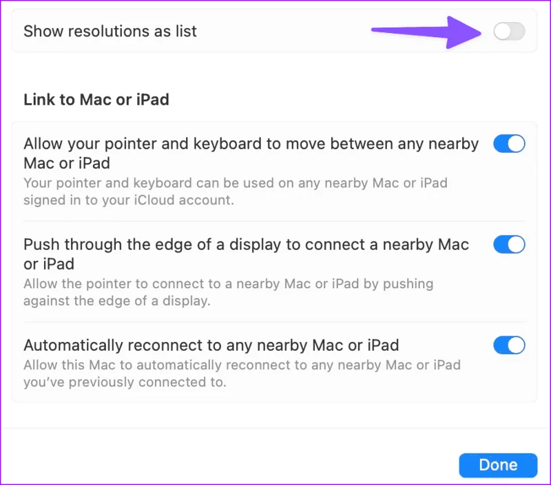 Comment ajuster la résolution du deuxième affichage sur Mac