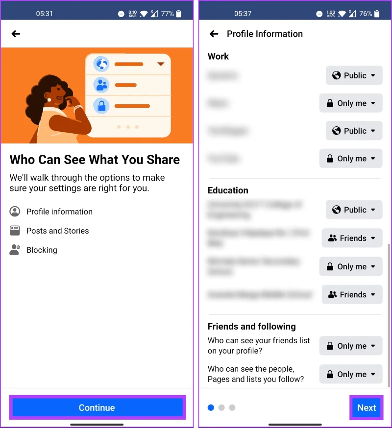 Impedisci agli amici di Facebook di vedere la tua attività e nascondila