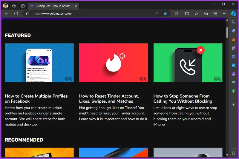 Hoe u de donkere modus in Microsoft Edge op desktop en mobiel kunt inschakelen