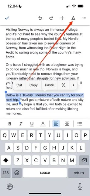 Cum să evidențiezi textul în Google Docs