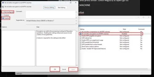 Cómo desactivar el cifrado de archivos de Windows (EFS)