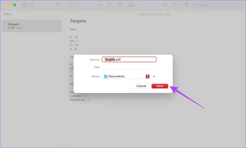 Hoe Apple Notes op te slaan als PDF op iPhone en Mac