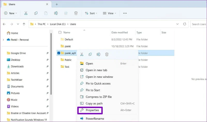Las 5 formas principales de arreglar que la carpeta siga volviendo a solo lectura en Windows 11