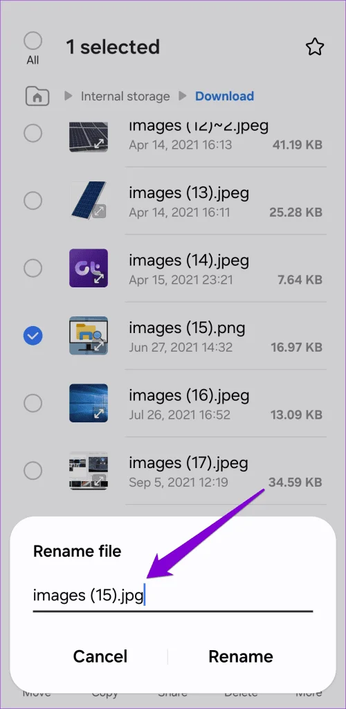 Hoe u het bestandstype (extensie) op Android kunt wijzigen