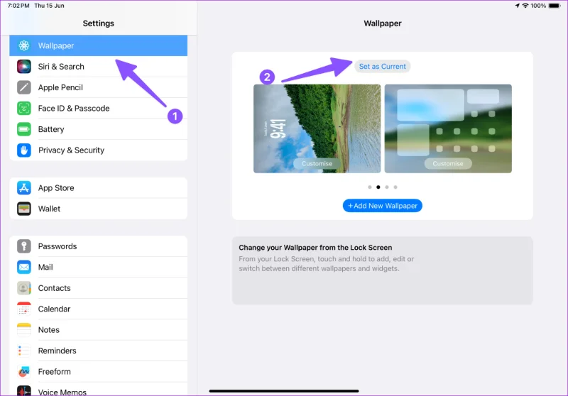 Comment personnaliser un écran de verrouillage iPad avec des widgets et des fonds d'écran animés