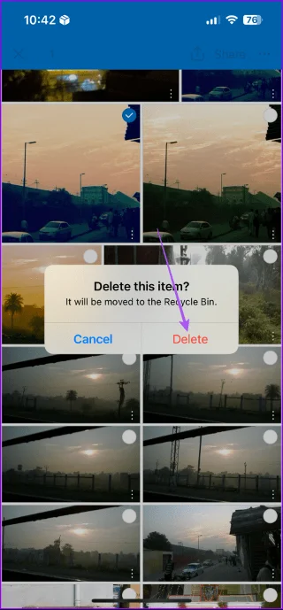 Come eliminare foto da OneDrive