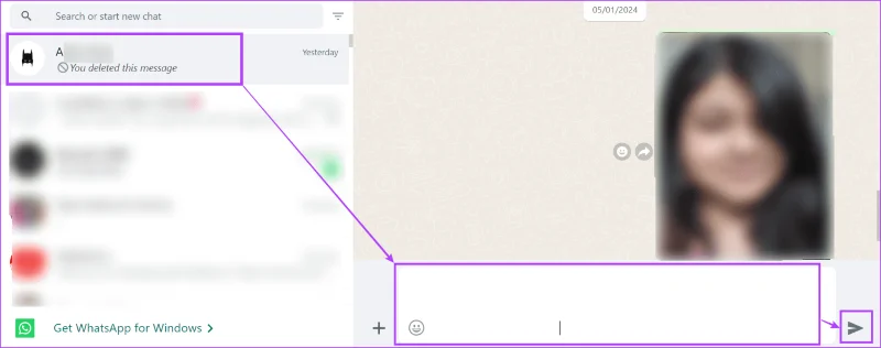 Comment envoyer un message vide sur WhatsApp