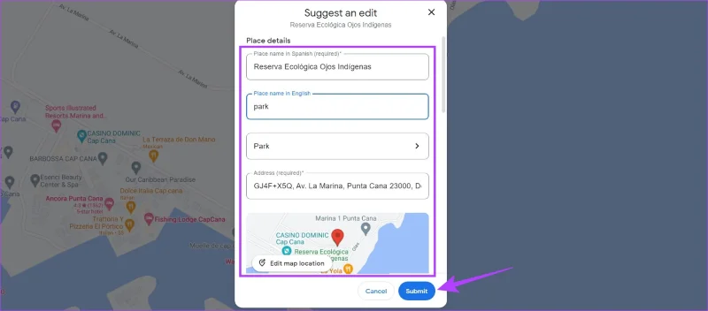 Come aggiungere una posizione o un indirizzo mancante in Google Maps
