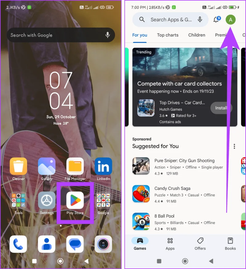 วิธีเปลี่ยนประเทศหรือภูมิภาคของคุณใน Google Play Store