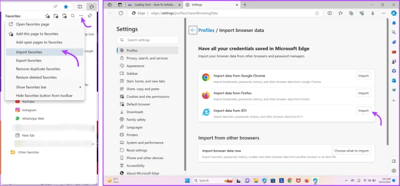 Hoe verwijderde favorieten in Microsoft Edge te herstellen