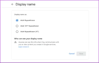 Come cambiare il nome Gmail su desktop e dispositivi mobili