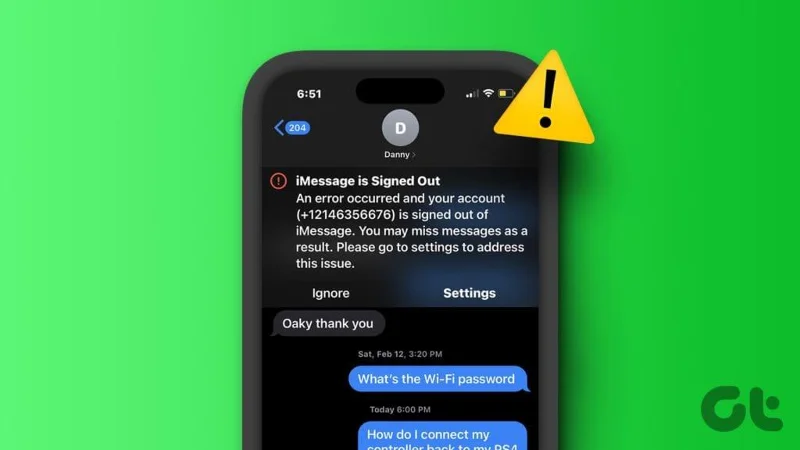 11 beste manieren om iMessage te repareren is een uitlogfout op de iPhone