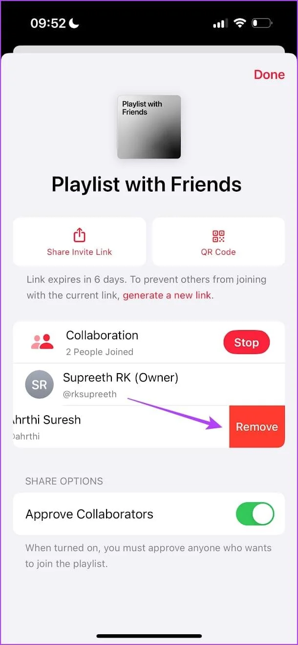 IOS 17.3: een gedeelde afspeellijst maken op Apple Music op iPhone