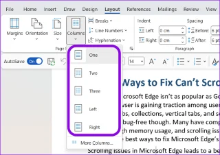 Jak tworzyć kolumny w programie Microsoft Word