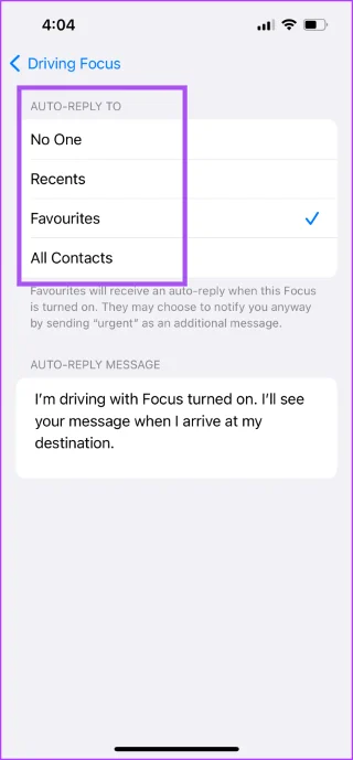2 beste manieren om automatische antwoorden op oproepen en berichten op de iPhone in te stellen