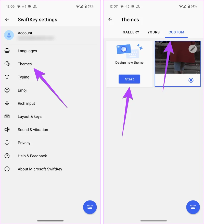 Hoe u een afbeelding op Android-toetsenborden kunt plaatsen, inclusief Samsung
