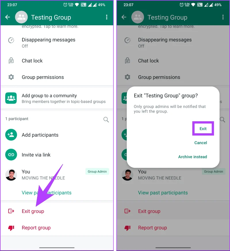 วิธีลบกลุ่ม WhatsApp อย่างถาวรบนเดสก์ท็อปและมือถือ