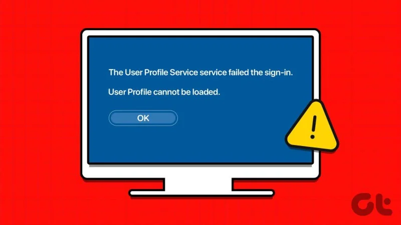 Las 5 soluciones principales para el error 'El servicio de perfil de usuario no pudo iniciar sesión' en Windows 11