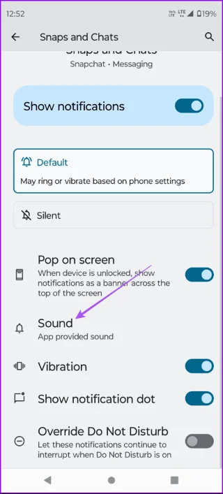 Come modificare il suono delle notifiche di Snapchat